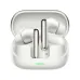 White Earbuds-4 wireless earbuds with charging case, featuring sleek stems and a green LED indicator.