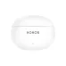 white honor earbuds x10 lite with small led indicator