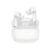 Kieslect AI NotePods 10S white wireless earbuds hovering over an open white charging case