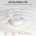QCY Crossky C50i, feature overview showing all-day battery life and long-lasting wireless playback performance