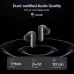 Front view of Realme Buds Air 8 Pro earbuds with Hi-Res and LHDC certifications for lossless audio quality.