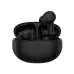 Front view of white Realme TechLife Buds inside open charging case showing both earbuds seated
