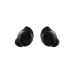 Top view of Samsung Galaxy Buds Core in black showing two earbuds placed side by side
