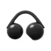 Sony LinkBuds Clip WF-LC900 Earbuds, front view displaying open-ring clip-style earbuds connected by flexible supports