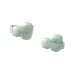 Sony LinkBuds Clip WF-LC900 Earbuds, angled view in green finish showing clip-style open-ear earbuds design