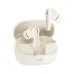 XO X34 Earbuds beige edition in open charging case, angled front view with earbuds displayed