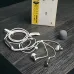 Baseus Encok K1 Earphone, product view displaying coiled cable, earbuds and retail packaging box