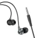 Hoco M98 Earphone, close-up view of in-ear earbuds and 3.5mm plug cable design