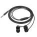Hoco M98 Earphone, angled view showing wired earbuds with 3.5mm audio connector