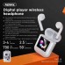 Remax TWS-19 Digital Player Bluetooth Dual Earbuds White