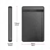JEYI i8p-Youth25BK 2.5 inch External HDD Enclosure front and side view showing slim compact dimensions