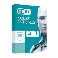 ESET NOD32 Antivirus 3 User for 1 Year (2021 Edition)