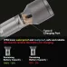 Close-up of Philips SFL2143C4 Torch Light Type-C charging port with waterproof IP55 rating and battery indicators.