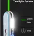 Smiling Shark LS-308 Flashlight showing dual light options with green laser and bright COB illumination.