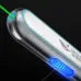 Close-up view of Smiling Shark LS-308 Flashlight with built-in green laser and COB side light.
