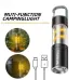 Smiling Shark SD5241 Flashlight with multifunction camping light and USB charging cable displayed.