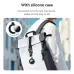 Hoco E100 Airtag for Apple, lifestyle view displaying tracker attached to a backpack using a secure strap