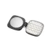 XO SS26 Magnetic Folding Selfie Light, open view showing LED panel and magnetic ring attachment
