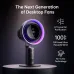 Front view of the Jisulife Table Fan Pro3 Portable Desk Fan showing circular airflow ring with digital display and speed indicators.