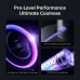 Feature collage view of the Jisulife Table Fan Pro3 Portable Desk Fan highlighting cooling performance, airflow modes, and low noise design.