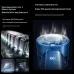Joyroom JR-CY737 Ice Crystal Fan, promotional view highlighting cooling airflow technology and transparent housing