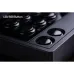 Close-up of 8BitDo Arcade Stick showing glossy black LSB and RSB buttons arranged in grid layout.