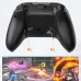 Rear view of the Aolion AL-NS2268HD Gaming Controller showing M1/M2 buttons with game scenes illustrating rapid action use.