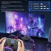 Gaming setup view with Aolion AL-NS2288C Gaming Controller highlighting 3-stage TURBO mode and 21-shot burst chart.