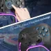 Top-down view of the Aolion AL-NS2288C Gaming Controller with glowing X button and swappable A/B/X/Y functions.