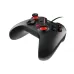 Angled product view of the AULA G1000 Wired Gamepad showing dual analog sticks, D‑pad, and colorful action buttons.