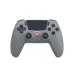 Front straight view of Nova II WGP16D grey controller with symmetrical sticks, D-pad and action buttons layout
