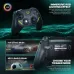 Front view of Fantech WGP18 Zenith Pro Gamepad with immersive RGB lighting and dual-mode trigger customization.