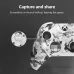Close-up view of Xbox Wireless Controller Storm Breaker Edition showing capture button for screenshots and recording.