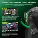 Close-up of PXN P5 8K Wireless Gamepad trigger mechanism with Hall sensor and premium torsion spring design.