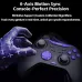 Futuristic view of PXN P5 8K Wireless Gamepad with holographic hand highlighting 6-axis motion sync technology.