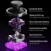 Exploded view of PXN P5 8K Wireless Gamepad joystick showing anti-drift Hall sensor, silicone grip, and 4000 DPI resolution.