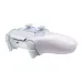 Angled side view of the PlayStation 5 DualSense Wireless Controller Chroma Pearl showing its curved grip and buttons.
