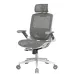 Front view of Cougar SPEEDER ONE WHITE Gaming Chair with mesh back and ergonomic design