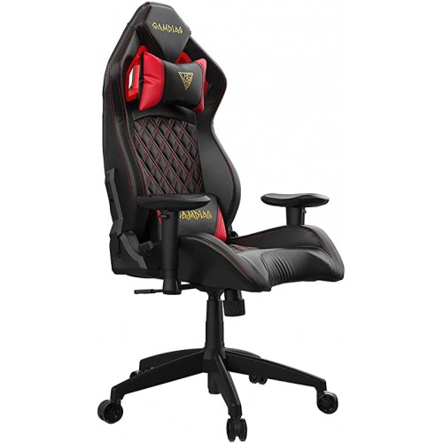 COUGAR Armor Air Black, Gaming Chair, Dual High Back Design with Removable  Leather Cover & Mesh Backrest, 2D Armrest