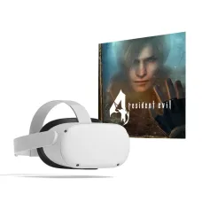 Meta Quest 2 128GB All-in-One VR System with Resident Evil 4 Game Bundle
