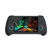 SJGAM M31 portable gaming console front view with RGB joysticks and vibrant display screen