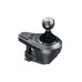 A standalone dark gray shifter accessory for the PXN V9 GEN2 racing wheel, with a metallic round knob.