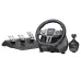 The complete PXN V9 GEN2 racing setup, including the wheel, a three-pedal unit, and the external shifter.