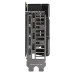 Close-up of an ASUS Dual GeForce RTX 5060 Ti 8GB OC graphics card's rear I/O ports.