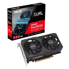 ASUS Dual Radeon RX 6500 XT V2 OC Edition 4GB GDDR6 Graphics Card
