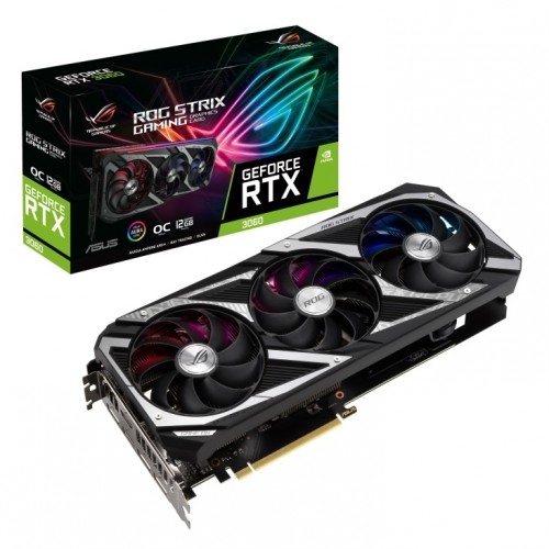 Asus ROG Strix GeForce RTX 3060 OC Edition 12GB GDDR6 Gaming Graphics Card
