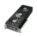 Angled top-side view of the GIGABYTE GeForce RTX 5060 Ti EAGLE MAX OC 16G Graphics Card highlighting cooling fans and output ports.