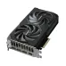 Angled top-side view of the GIGABYTE GeForce RTX 5060 Ti WINDFORCE OC 16G graphics card highlighting cooling fans and output ports.