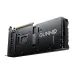 Intel Arc Pro B60 TF 24GB graphics card angled rear view highlighting GUNNIR branding, cooling vents, and power connectors