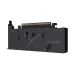 Intel Arc Pro B50 16G Low Profile GPU backside view showing compact design, black metal backplate, and PCIe connector